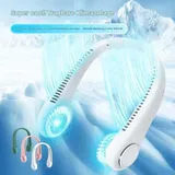 Mini-nackenventilator Mit Usb-anschluss, Akkubetrieben, Ohne Rotorblätter, Für Reisen, Sport, Innen- Und Außenbereich