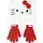 HELLO KITTY Mütze Weiß/Rot