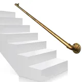 Whnoorher Handlauf aus Messing für Treppen, Haltegriff, Geländer, Sicherheit, rutschfeste Handläufe, Geländer, Wandmontage, Treppengeländer, Handlauf für Badezimmerkorridor (Size : 150cm)