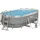 BESTWAY Power Steel Frame Pool oval Set 427 x 250 x 100 cm inkl. Filterpumpe