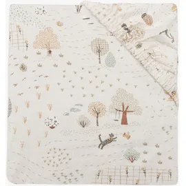 jollein Spannbettlaken Baumwolle-Jersey 70 x 140 - 75 x 150 cm Grün