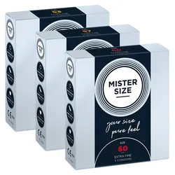 Mister Size «Probierpack L» (53mm, 57mm, 60mm) Maßkondome (9 Kondome) 9 St