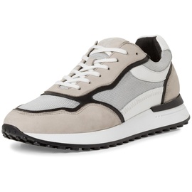 Marco Tozzi by Guido Maria Kretschmer Herren Sneaker flach aus Leder mit dicker Sohle, Mehrfarbig (Quartz Comb), 44 EU