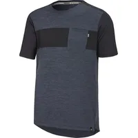 IXS Flow X Short Sleeve Jersey Black-Solid Black XL