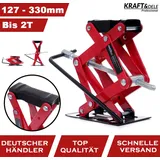 Auto Wagenheber Scherenwagenheber Lift Für PKW/SUV/MPV 2T mit Handkurbel KD354