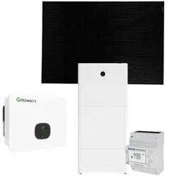 Growatt 11kWp PV-Komplettanlage 0% MwSt §12 III UstG mit Solarmodulen und 20 kWh...