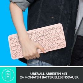 Logitech K380 für Mac DE rosa
