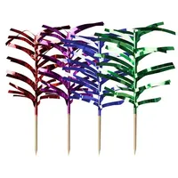 Papstar Deko-Picker 10 cm farbig sortiert
