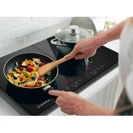 Ciarra Doppel Induktionskochplatte Mobil Induktionskochfeld 3500W CBTIH2-OW