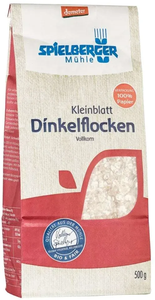 Preisvergleich Produktbild Spielberger Mühle Dinkelflocken Kleinblatt 500g Bio