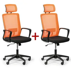 Bürostuhl BASE PLUS 1+1 GRATIS, orange