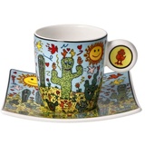 GOEBEL Espressotasse James Rizzi Desert Life - Pop Art