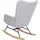 Mendler Schaukelstuhl HWC-K36 Stoff/Textil 0 x 0 x 0 cm Grau