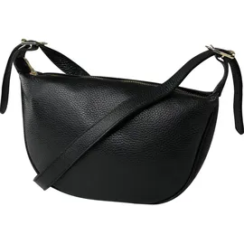 toscanto Umhängetasche Leder Black