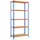 Proregal Schwerlastregal Metall 180x90x50 cm Blau/Orange 5 Fachböden Fachlast 150 kg