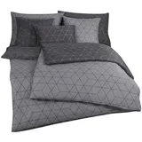 Traumschlaf Geo grau 135 x 200 cm + 80 x 80 cm