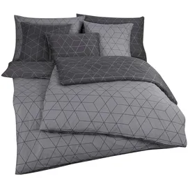 Traumschlaf Geo grau 135 x 200 cm + 80 x 80 cm