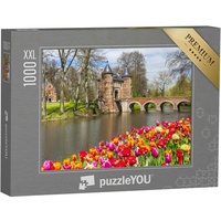 Puzzle 1000 Teile XXL „Schlösser in Belgien -Groot-Bijgaarden mit berühmten Gärten“