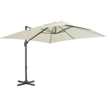 vidaXL Ampelschirm 300 x 300 cm Sand