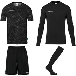 uhlsport Prediction Torwart-Set Kinder schwarz 140