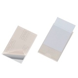 Durable Visitenkartentasche selbstklebend transparent, für 1 Visitenkarte, 100 St.