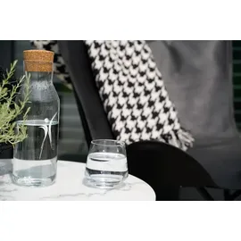 Lesli Living Buffalo Gartenstuhl 75 x 75 x 87 cm schwarz klappbar
