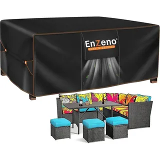luxuskollektion Enzeno Gartenmöbel Abdeckung 242 x 182 x 100 cm Wasserdicht