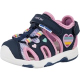 GEOX Baby Mädchen B Sandal Multy Girl Sandalen,NAVY/MULTICOLOR,24 EU