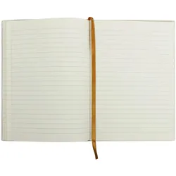 Clairefontaine 3x Flying Spirit, Notizbuch A5 mit Fadenbindung und glattem Ledereinband, weiß, 90 Blatt 90g liniert - Weiß 104946C