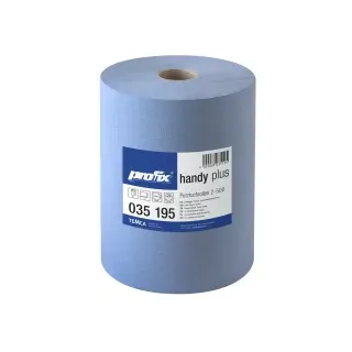 Profix Putztuch profix handy plus L.380xB360mm blau,2lagig 500 Tü./Rl.