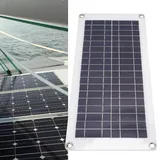 10-w-tragbares, Leichtes, Wasserdichtes Und Flexibles Solarpanel Mit 2 Usb-ausgängen Und Installationskit
