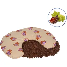 Sport-Tec Traubenkern-Nackenhörnchen Traubenkernkissen Wärmekissen Nackenkissen 30x30 cm