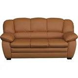 Cotta 2,5-Sitzer COTTA "Casino", braun (amber), B:191cm H:88cm T:92cm, 100% Echtleder, Sofas, Polstergarnitur, auch als Set erhältlich
