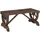 Outsunny Gartenbank 104 x 40 x 56 cm Braun