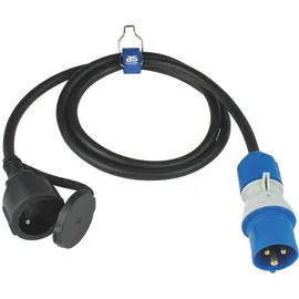 as - Schwabe As Schwabe, 861408 Strom Adapterkabel 16A Schwarz 1.5m H07RN-F 3G2,5