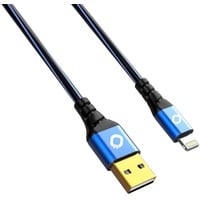 Oehlbach Apple iPad/iPhone/iPod Anschlusskabel [1x USB 2.0 Stecker A - 1x Apple Lightning-Stecker] 1 m Blau
