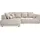 werk2 Eckcouch Polyester 2-Sitzer Beige