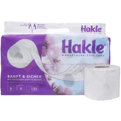 Hakle Toilettenpapier SANFT & SICHER 4-lagig