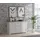 Forte Kombikommode 160 x 92,5 x 44,3 cm Braun/Weiß