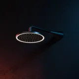 Steinberg Serie 310 Kopfbrause mit LED-Beleuchtung, D 274mm, 3101686S, Farbe: Mattschwarz