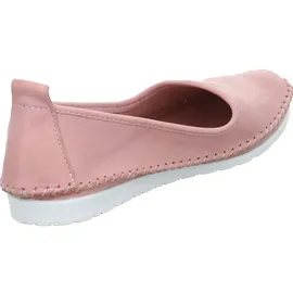 Andrea Conti Damen Slipper 0027449 Ballerina Mokassins bequem flexibel trendy, Größe:41 EU, Farbe:Rosa