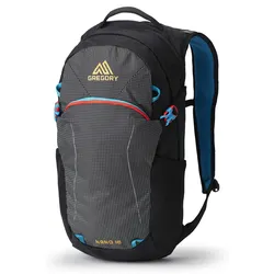 Gregory Nano 18 Tagesrucksack (Volumen 18 Liter / Gewicht 0,45kg / Rückenlängen von 33 bis 53,3cm) - Techno Black