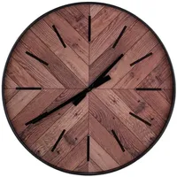 Home&styling collection Wanduhr braun | braun