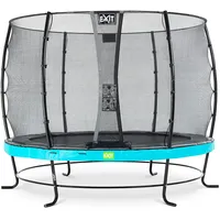 EXIT TOYS Elegant Trampolin 305 cm inkl. Economy Sicherheitsnetz blau