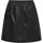 INWEAR Lederrock A-Linie Schwarz 38