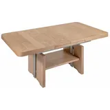 58 aufm Kessel COUCHTISCH höhenverstellbar und ausziehbar Clover 120x56x70 Wildeiche | Gr.: onesize