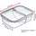 Westmark Frischhaltedose rot/transparent 0,57 l