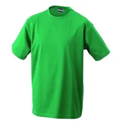 Komfort T-Shirt Rundhals JN002, irisch-grün, Größe S - grün - S