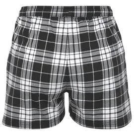 VIVANCE Pyjamashorts kariert Schwarz/Weiß 40/42