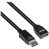 Club 3D DisplayPort Verlängerungskabel 2 m Schwarz